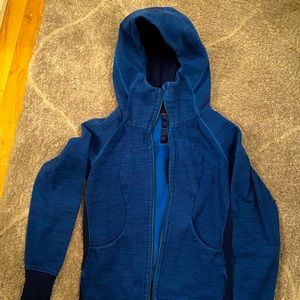Blue lulu lemon scuba zip up